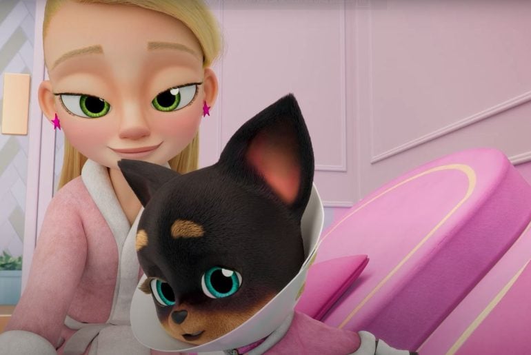 Paris Hilton lança série animada infantil Paris & Pups no YouTube