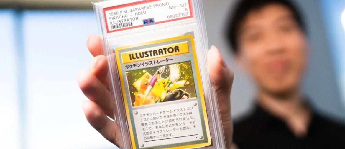 Raro card de Pikachu Illustrator é vendido por US$ 4 milhões em leilão