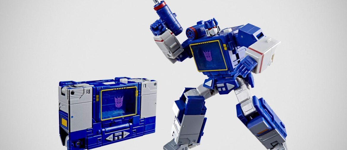 Soundwave clássico de Transformers: The Movie ganha figura premium com modo fita cassete