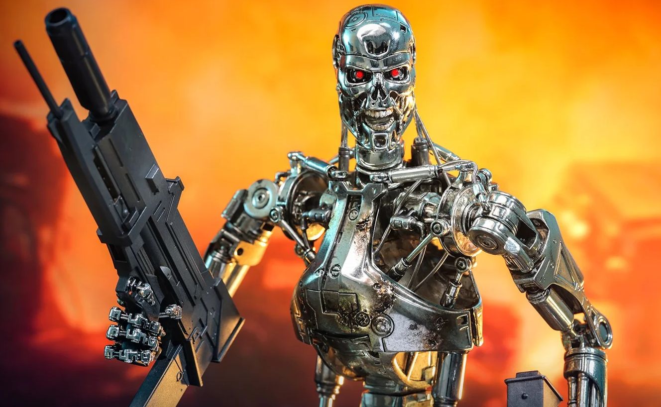 Hot Toys anuncia figura incrível do esqueleto metálico T-800 de O Exterminador do Futuro 2