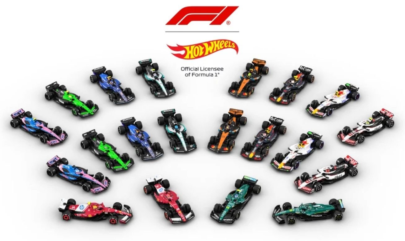 Hot Wheels completa a coleção da Fórmula 1 2025 com miniaturas da Ferrari e Aston Martin