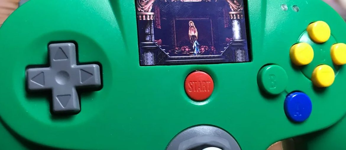 Game Boy Micro renasce dentro de um Controle de N64 em Mod Incrível