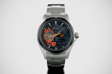 Seiko lança relógio Edição Limitada do Godzilla em chamas com mostrador transparente