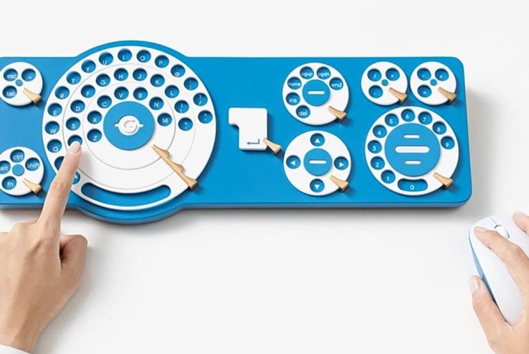 Google Japão lança teclado maluco com discagem retro para quem tem saudade dos telefones de rotação