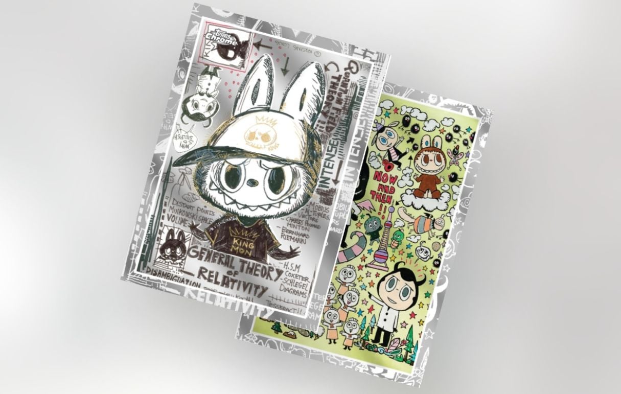 Labubu ganha suas primeiras cartas colecionáveis em edição especial da Topps Chrome