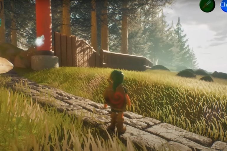 Ocarina of Time como você nunca viu: Remake em Unreal Engine 5.7 recria Hyrule com visual deslumbrante