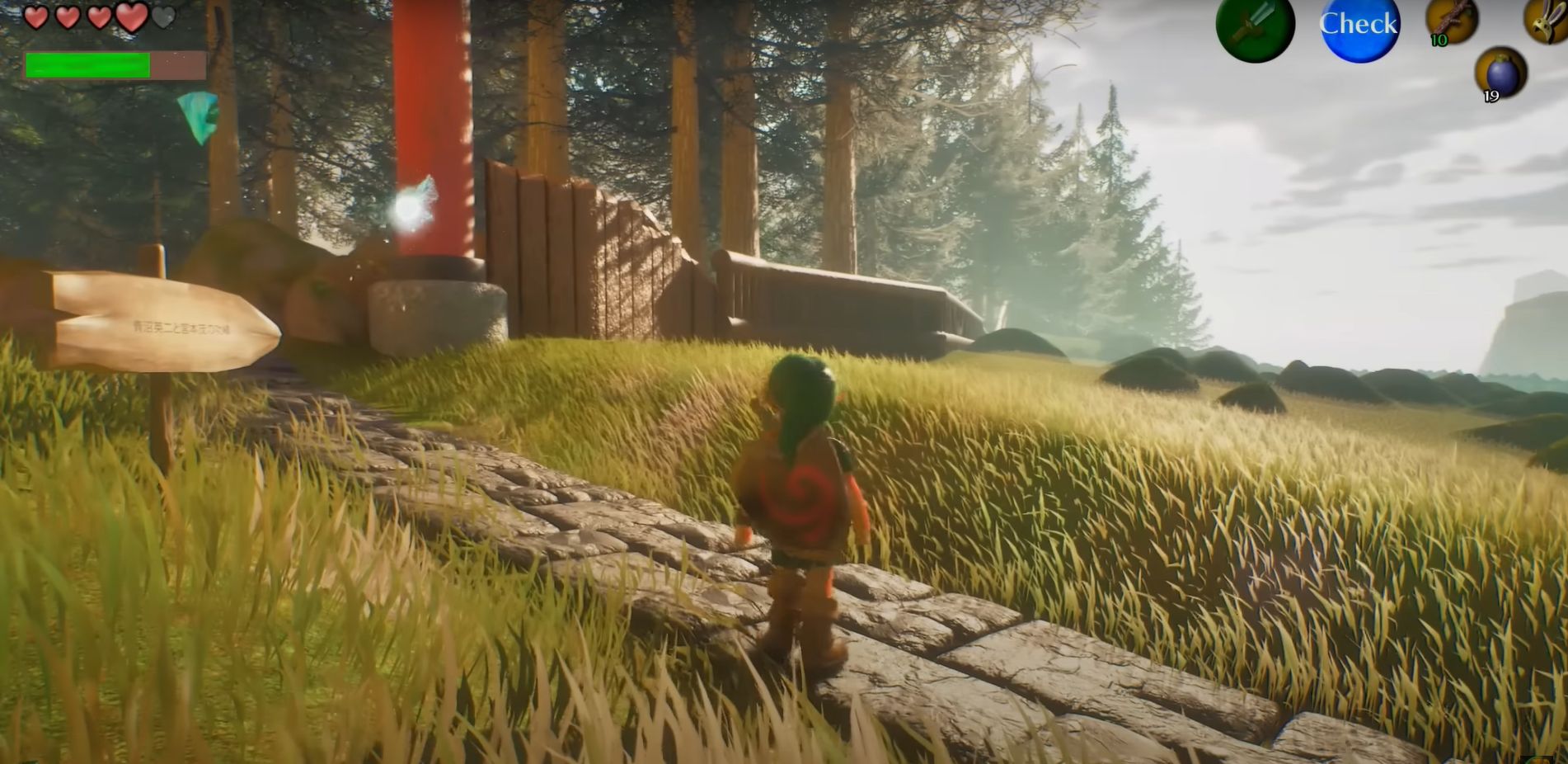 Ocarina of Time como você nunca viu: Remake em Unreal Engine 5.7 recria Hyrule com visual deslumbrante