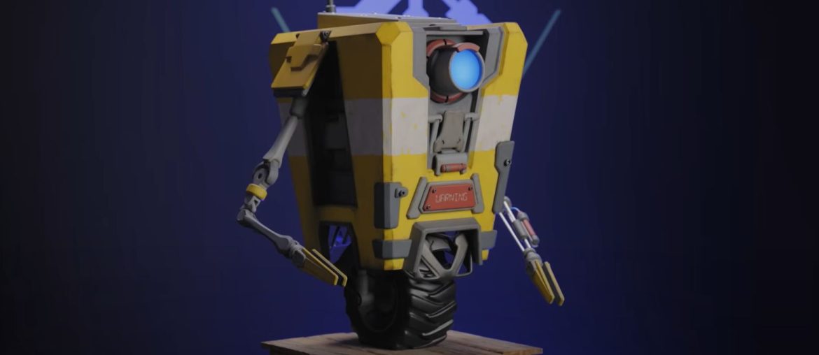 PC Inspirado em Borderlands com Tema do Claptrap É uma Obra de Arte Gamer