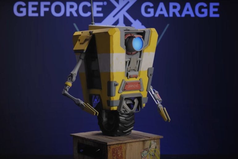 PC Inspirado em Borderlands com Tema do Claptrap É uma Obra de Arte Gamer