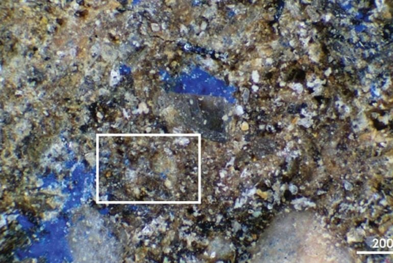 Pigmento azul de 13 mil anos redefine história da arte na Europa