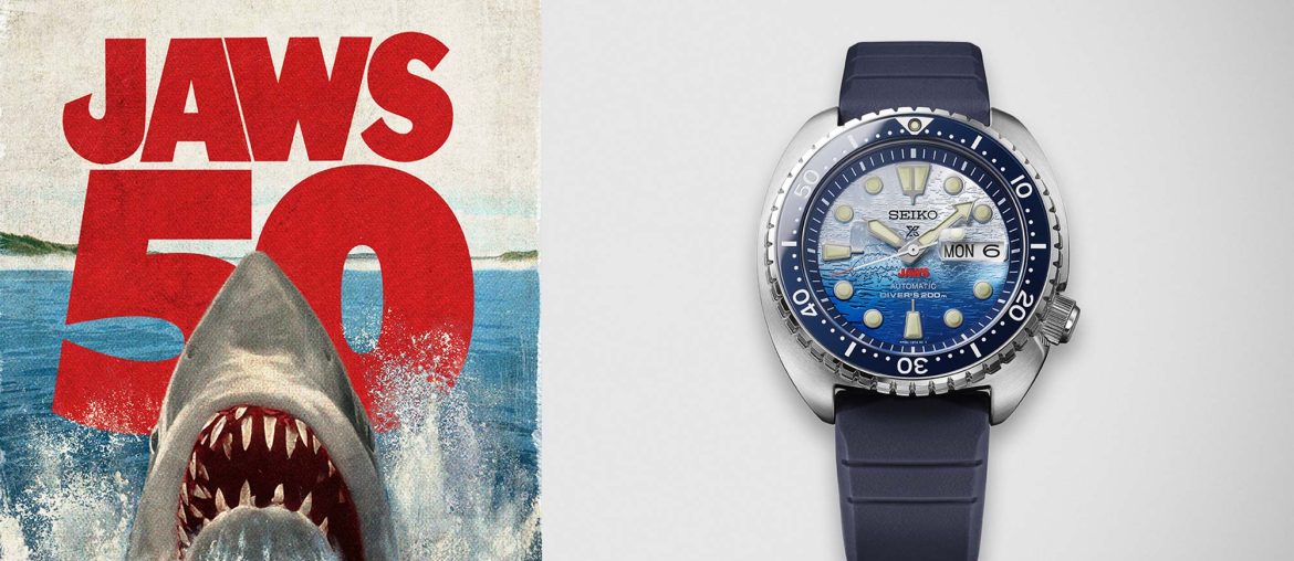 Seiko lança relógio do Tubarão Edição Limitada para os 50 anos do filme