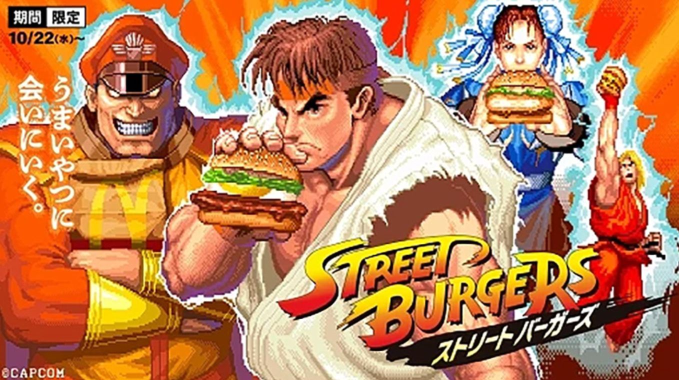 Street Fighter invade o McDonald’s do Japão com lanches temáticos
