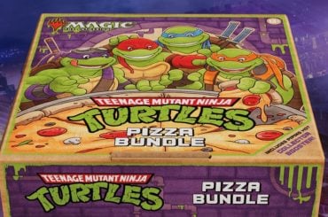 TMNT e Magic: The Gathering traz Crossover com Cartas de Pizza e Mecânicas Ninja