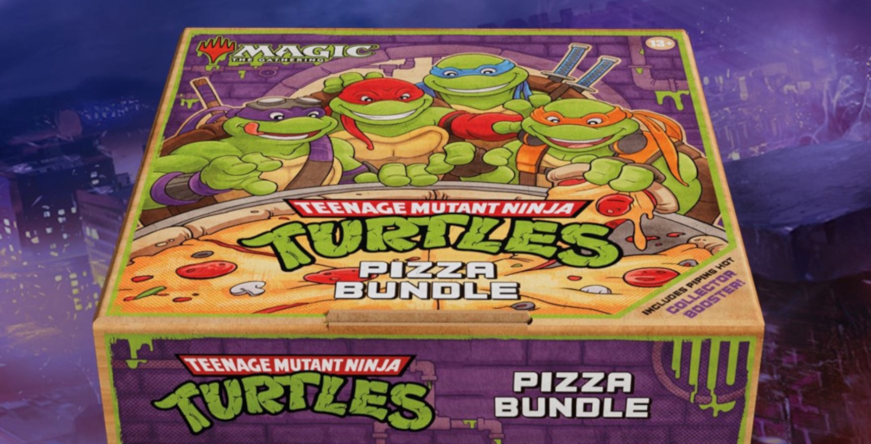 TMNT e Magic: The Gathering traz Crossover com Cartas de Pizza e Mecânicas Ninja