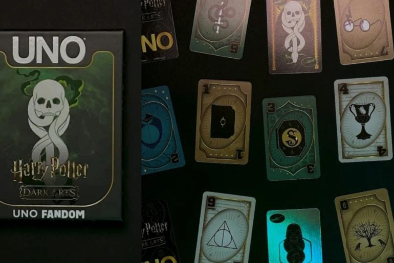 UNO mergulha nas trevas com baralho de Harry Potter: Dark Arts UNO mergulha nas trevas com baralho de Harry Potter: Dark Arts