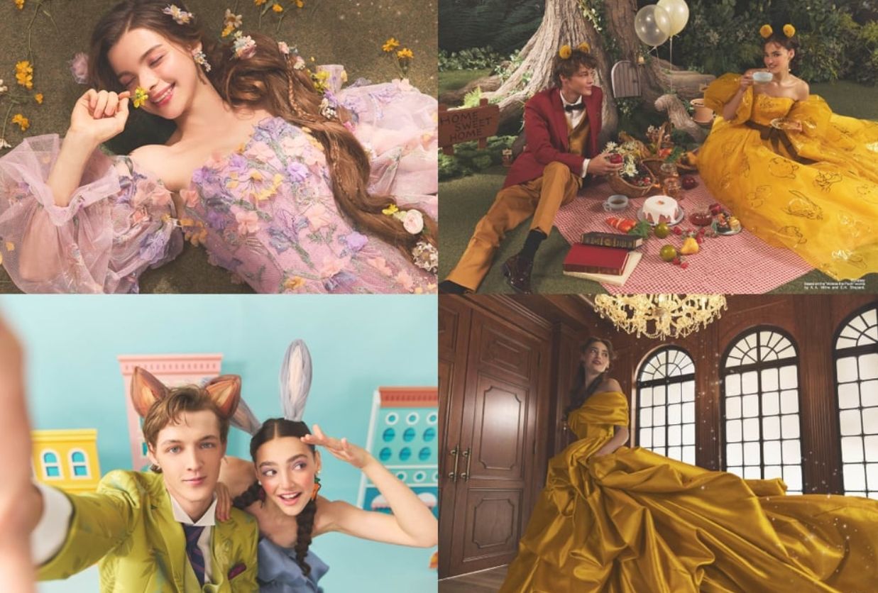 Vestidos de noiva da Disney são inspirados em Princesas, Zootopia e Pooh com looks de conto de fadas