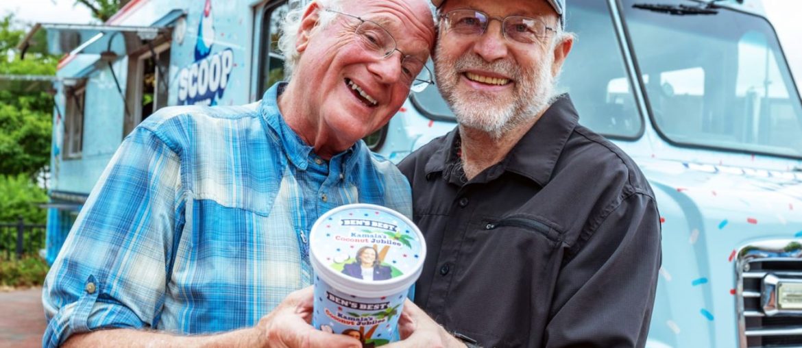 Fundador da Ben & Jerry’s cria sorvete de melancia em apoio à Palestina