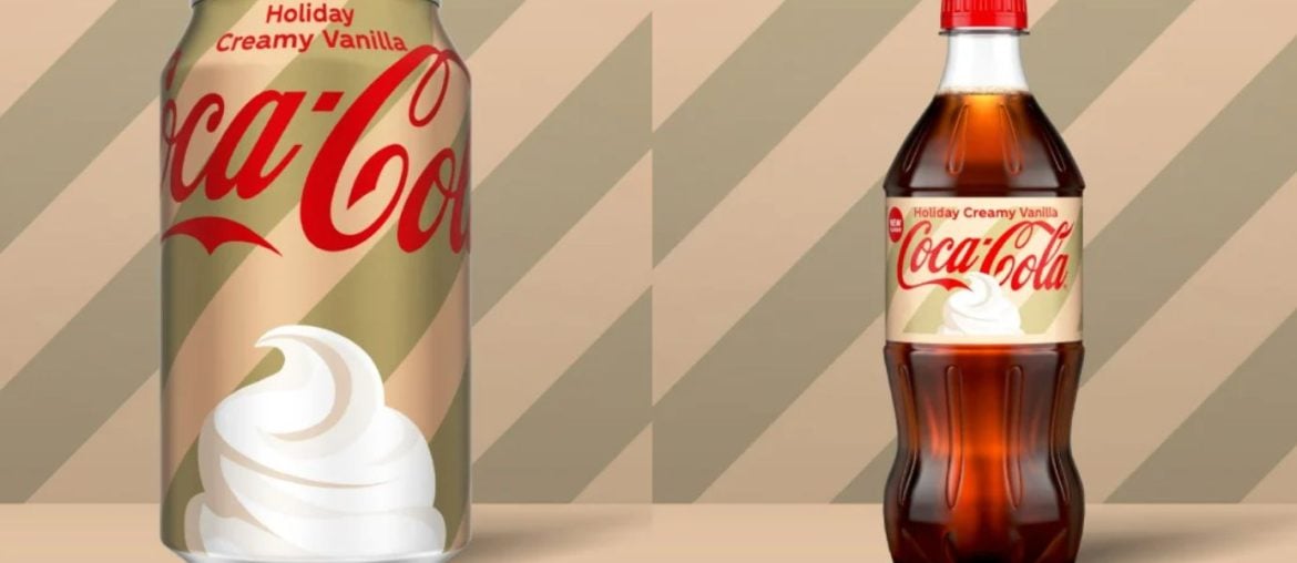 Coca-Cola lança novo sabor natalino com toque de baunilha cremosa após cinco anos