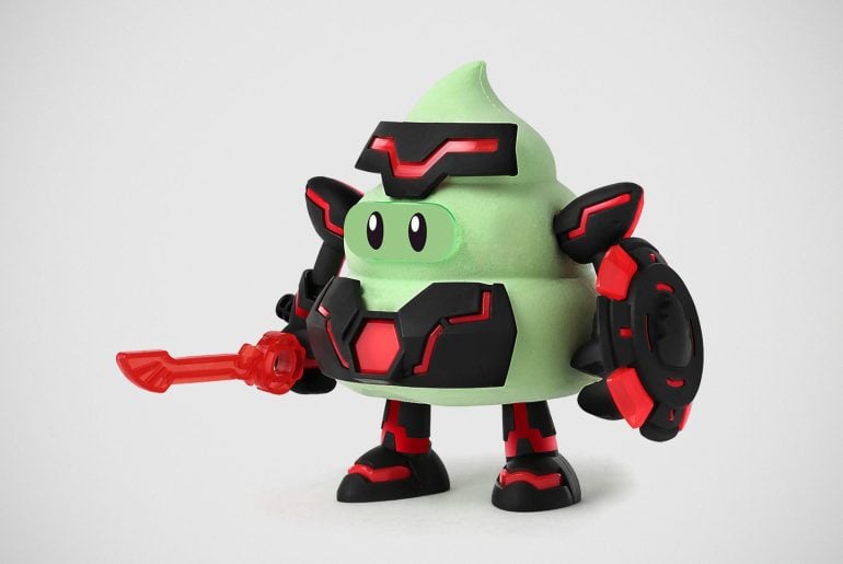 Bandai lança Cyber Warrior Unko, o kit de modelar que transforma um cocô em herói de ação