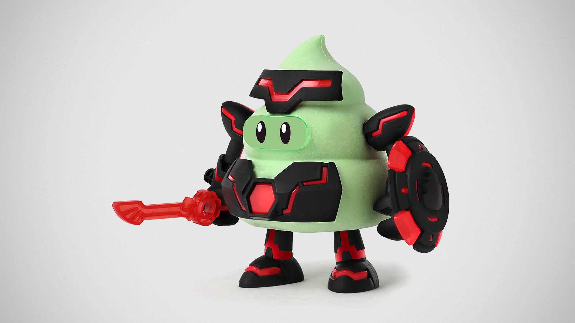 Bandai lança Cyber Warrior Unko, o kit de modelar que transforma um cocô em herói de ação