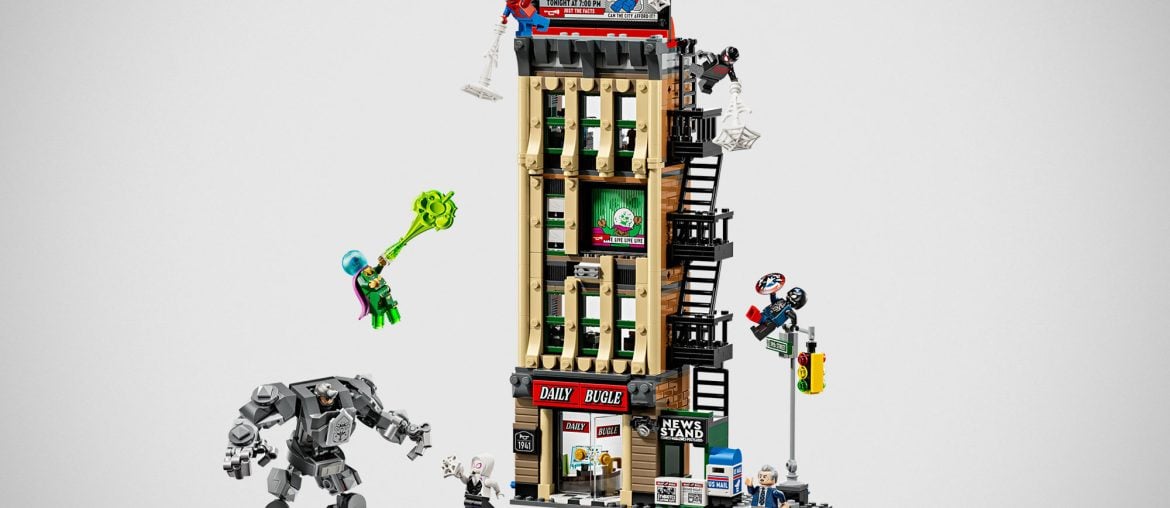 LEGO lança Daily Bugle compacto com Spider-Man vs. Mysterio e muitas minifigs por um preço acessível