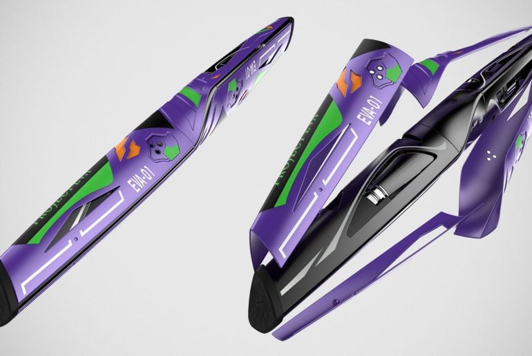 Caneta-tinteiro da Eva Unit-01 Celebra 30 anos de Evangelion com design de outro mundo