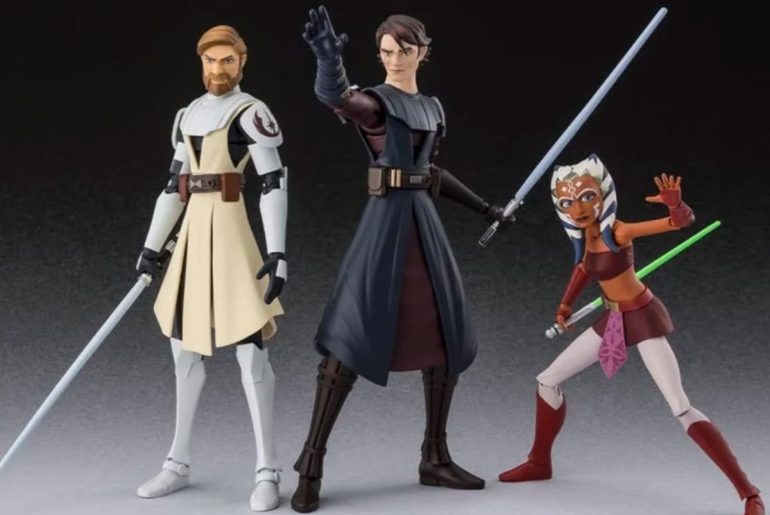 Novas figuras de Star Wars trazem Anakin, Obi-Wan e Ahsoka em versões épicas