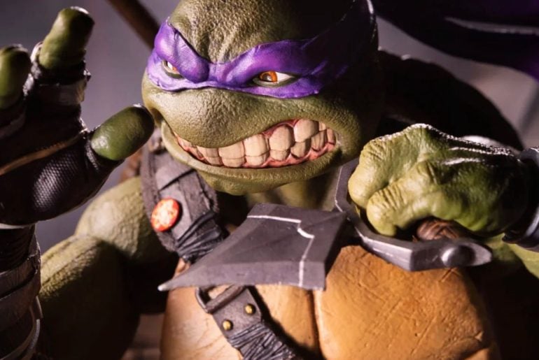 Mondo estreia linha TMNT em grande estilo com novo Donatello 1/6 hiper-realista