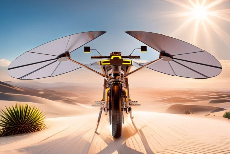 Solaris é a primeira moto com recarga solar automática