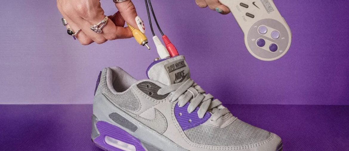 Tênis Nike do SNES funciona também como console retro