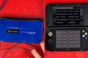 O raríssimo Nintendo 3DS XL do Louvre: o áudio-guia que virou peça de colecionador