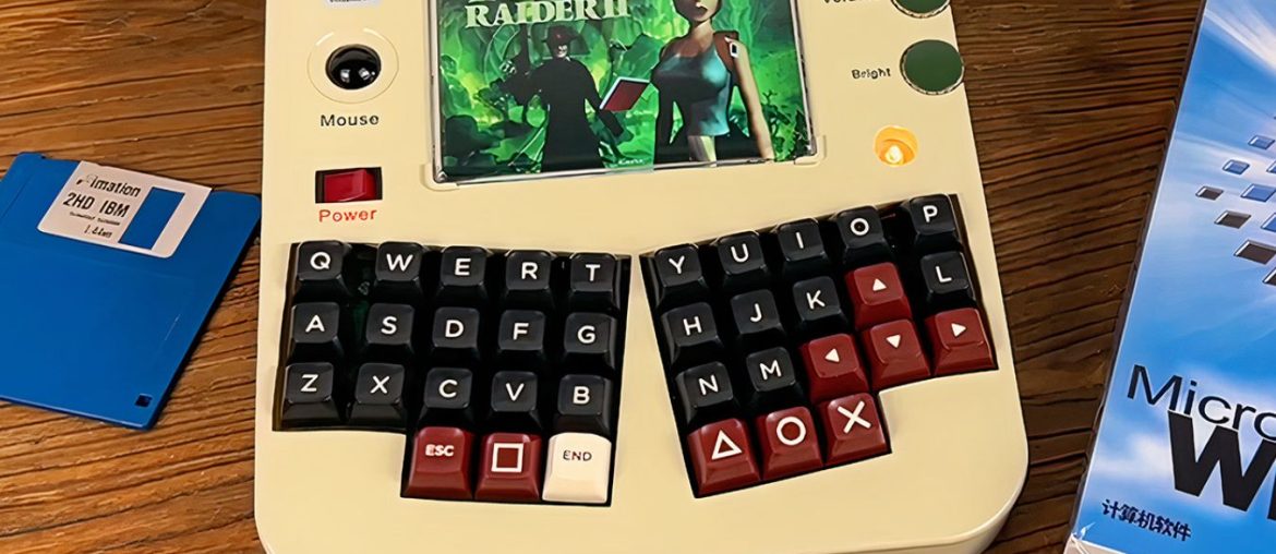 Modder cria PC portátil com Windows 98, e ele cabe na palma da mão