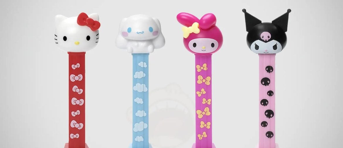 Novo Kit PEZ da Hello Kitty transforma sua estante em um mini-mundo da Sanrio