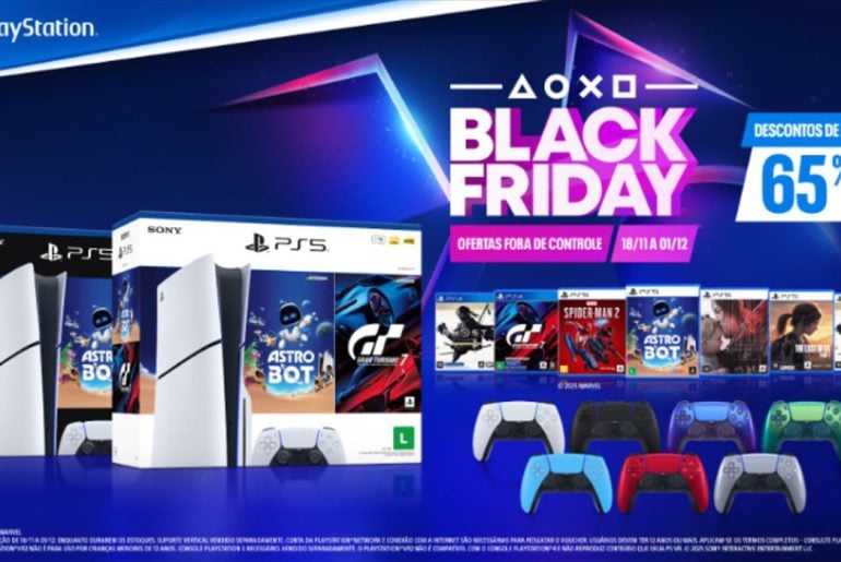 PlayStation anuncia descontos oficiais da Black Friday neste ano