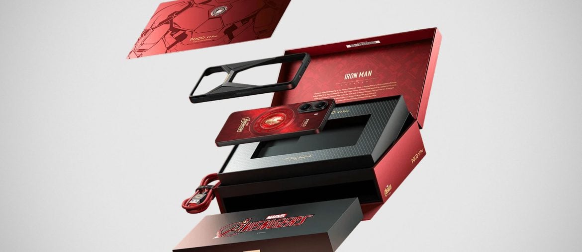 Poco X7 Pro Iron Man Edition: o smartphone com visual de armadura do Tony Stark