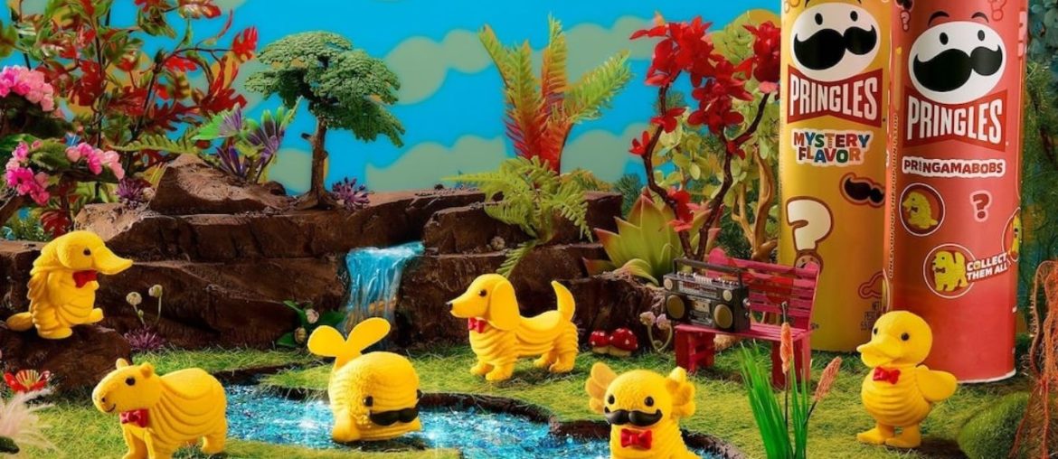 Pringles lança caixas misteriosas com sabores surpresa e mascotes colecionáveis