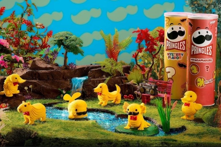 Pringles lança caixas misteriosas com sabores surpresa e mascotes colecionáveis