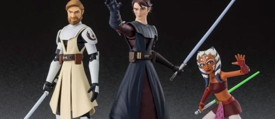 Novas figuras de Star Wars trazem Anakin, Obi-Wan e Ahsoka em versões épicas