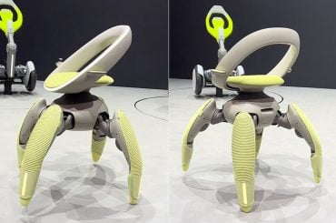 Toyota revela “Walk Me”, a cadeira robótica de quatro patas que anda, sobe escadas e cabe em uma mala