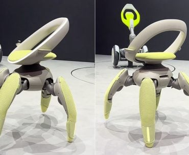Toyota revela “Walk Me”, a cadeira robótica de quatro patas que anda, sobe escadas e cabe em uma mala