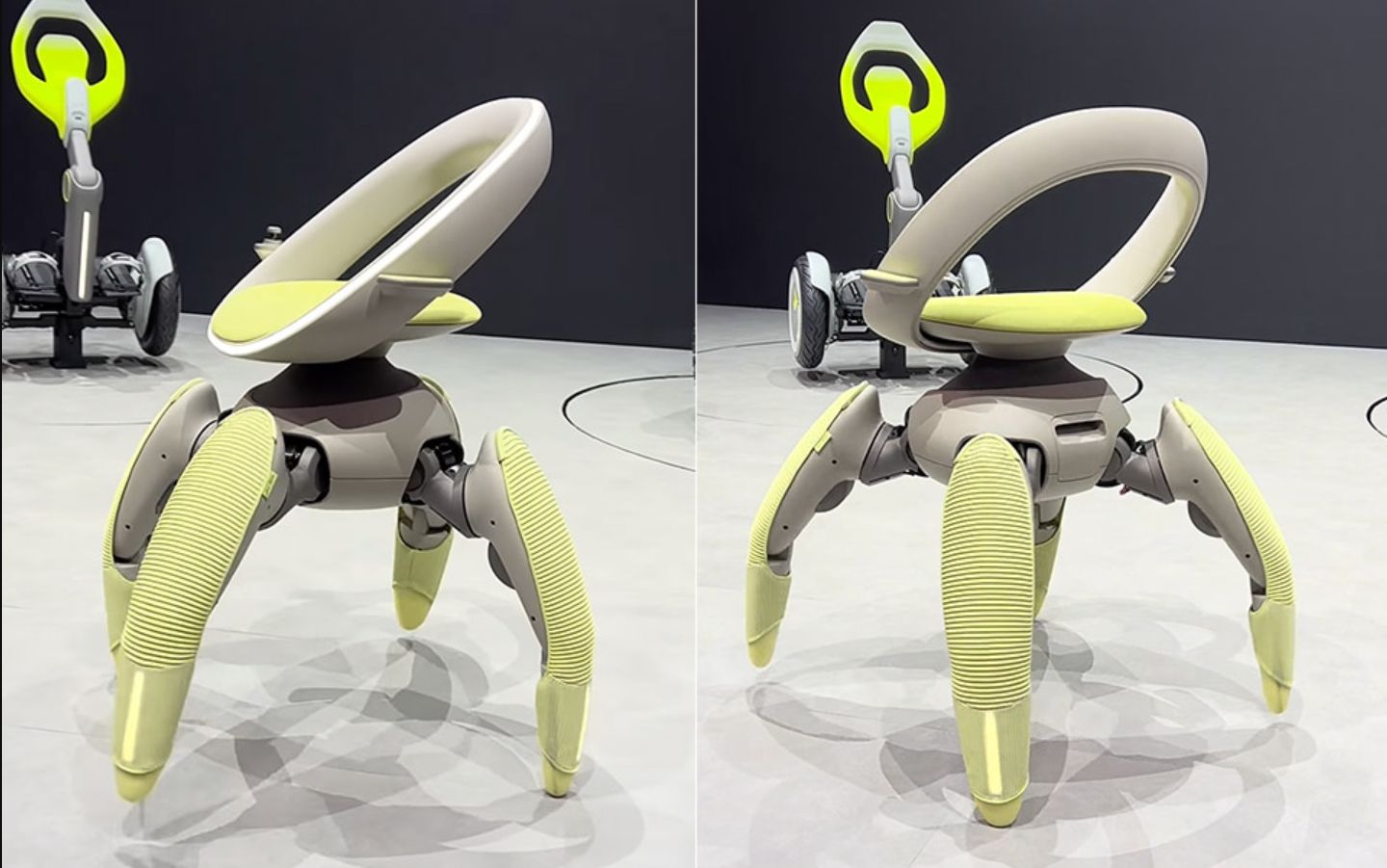 Toyota revela “Walk Me”, a cadeira robótica de quatro patas que anda, sobe escadas e cabe em uma mala