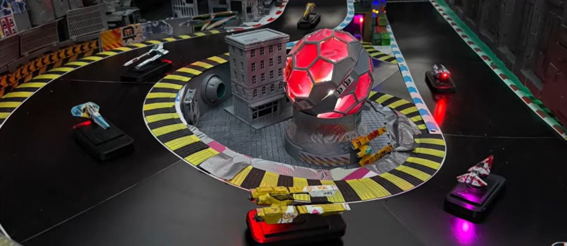 Fã recria WipEout no mundo real com carros de corrida em gravidade zero