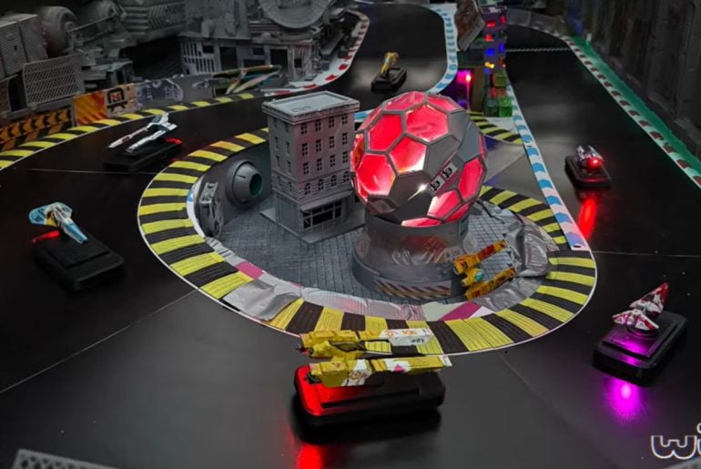 Fã recria WipEout no mundo real com carros de corrida em gravidade zero