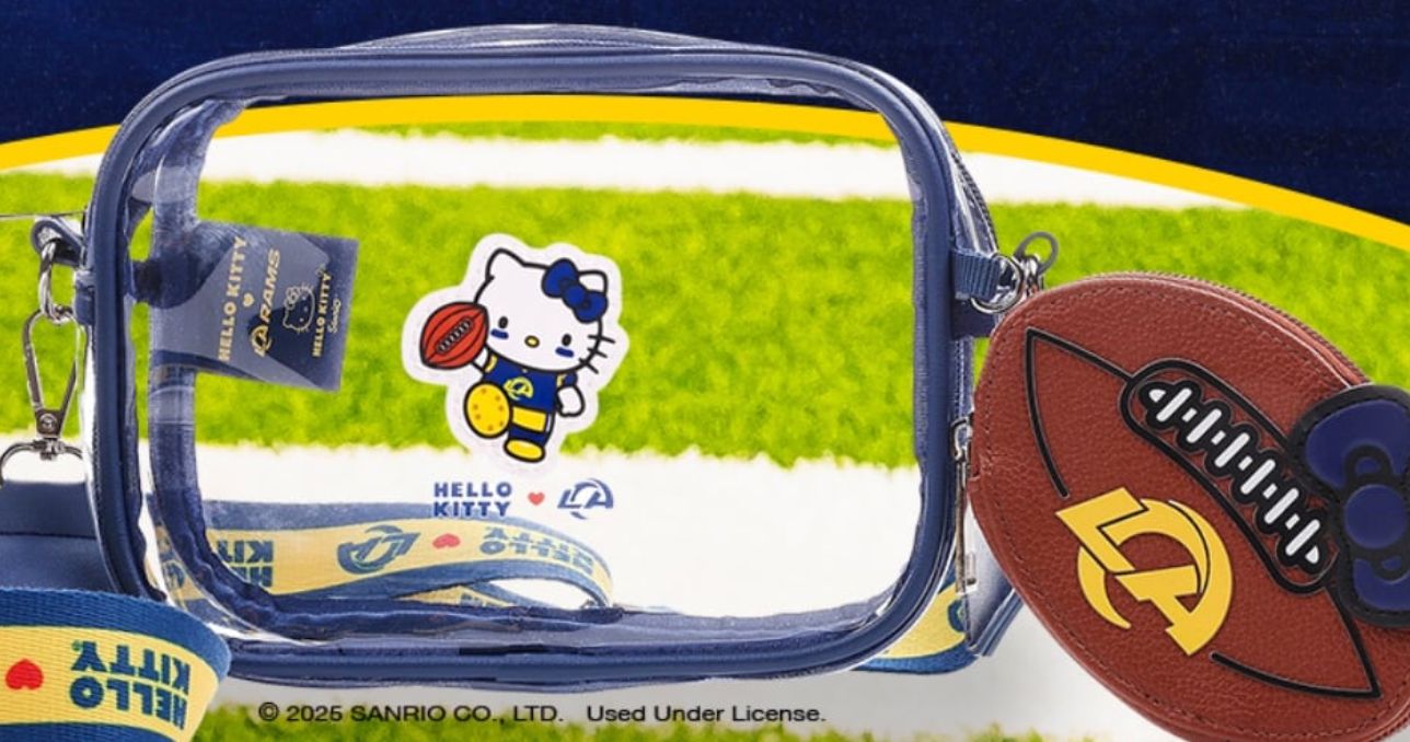 Hello Kitty invade a NFL: Rams lançam colaboração inédita com a Sanrio
