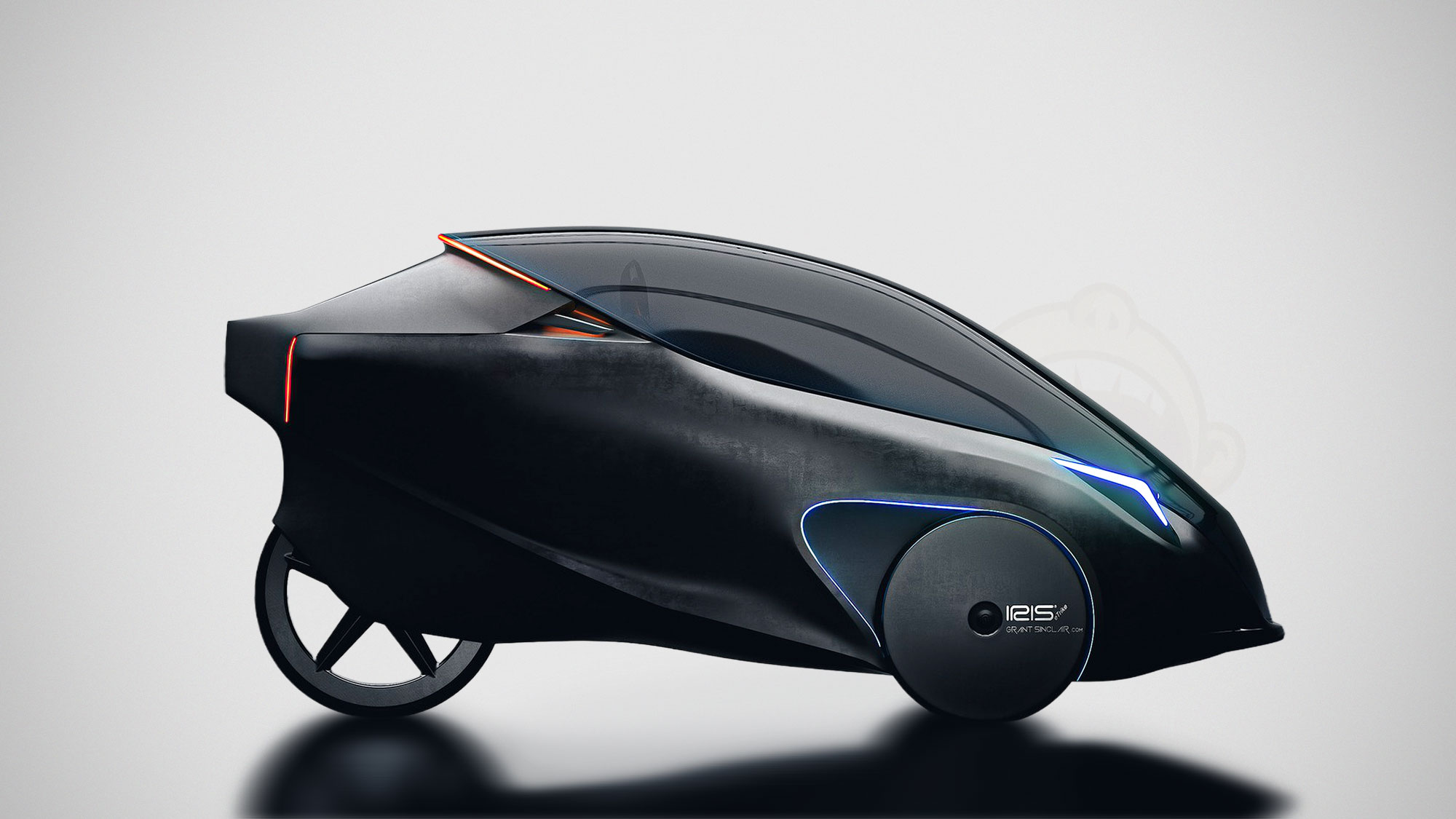 IRIS eTrike: Triciclo elétrico de fibra de carbono aposta em conforto total, câmeras e até ar-condicionado