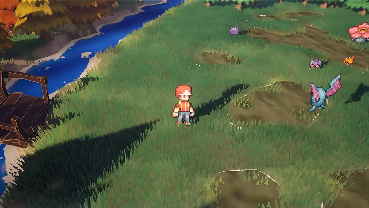 Fã cria remake de Pokémon em HD-2D na Unreal Engine 5 que a Game Freak insiste em não fazer