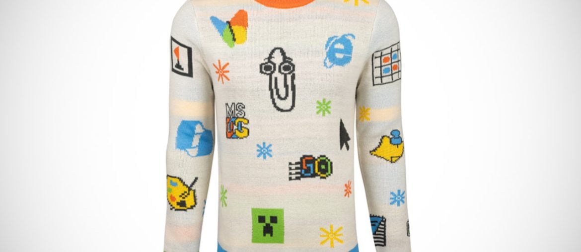 Os suéteres feios da Microsoft para o Natal 2025 que celebram o melhor e o pior da sua história