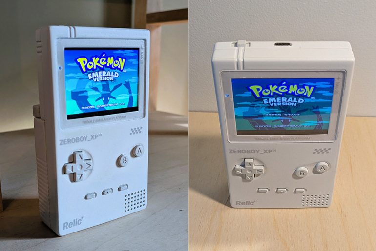 Zeroboy XP mostra como seria um Game Boy moderno impresso em 3D