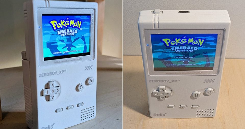 Zeroboy XP mostra como seria um Game Boy moderno impresso em 3D