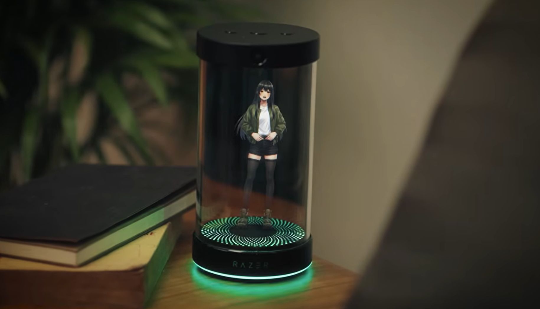 Project AVA da Razer aposta em holograma com IA para trabalho e games direto na mesa